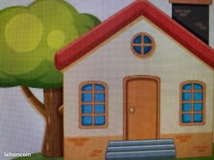 Maison castors en béton banché