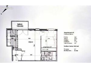 T2 – 49 m² - entièrement équipé et meublé – Sartrouville Centre 6 minutes à pied de la gar