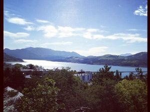 Dpt Hautes Alpes (05)  à vendre SAVINES LE LAC maison avec vue panoramique sur le lac et l