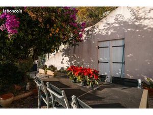 Bas de maison de ville avec vue mer panoramique – Fort potentiel – Nice Ventabrun / Bellet