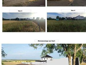 Terrain constructible viabilisé à vendre