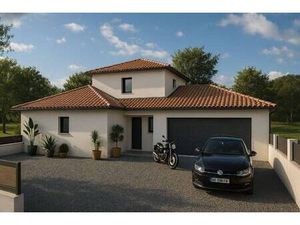 Terrain avec maison neuve à vendre