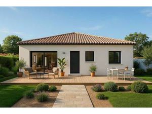 Terrain avec maison neuve à vendre