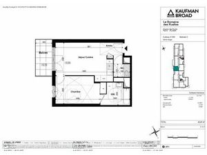 EXCLUSIVITE - LOGEMENT PINEL 2 PIECES AVEC BALCON ET PLACE DE PARKING EXTERIEUR