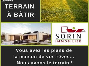 Terrain 1400 m² MARIGNE