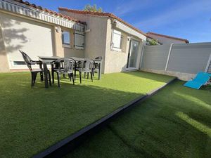 T3 avec mezzanine et grand jardin exposé Sud à 100m de la mer