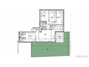 Appartement T5 en rez de jardin 103 51 m2