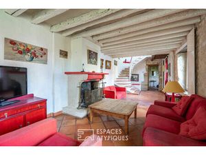 Maison ancienne et jardin avec vue exceptionnelle à Carrières sur Seine