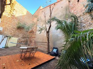 Location meublée Bompas avec jardin patio