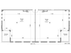 Local/bureau LOCATION Bureau 292m² Montpellier Nord proche Zone Euromédecine