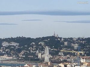 Loue T2 meublé vue mer