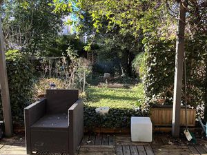 T1 bis meublé avec terrasse et jardin