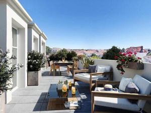 PROCHE GARE : 4 PIECES LUMINEUX EN DERNIER ETAGE AVEC TERRASSE