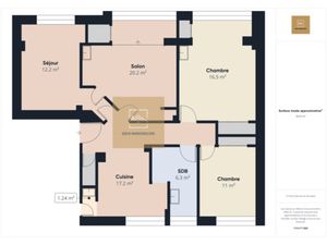Appartement / Local 90 m² – Place de la République – Libre d’occupation