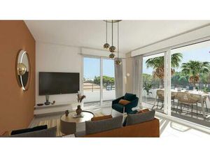 Villeneuve-Loubet  3 pièces Dernier Etage  Terrasse et Vue Mer