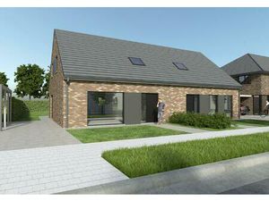 Halfopen nieuwbouwwoningen in centrum Kaprijke