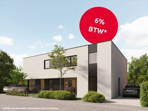 Nieuw te bouwen half-open bebouwing Izegem