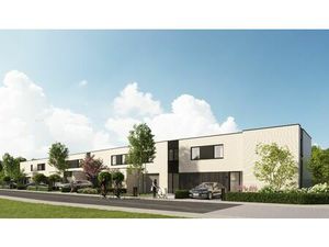 Moderne nieuw te bouwen half open bebouwing