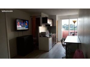 Studio meublé avec balcon route de Lavérune