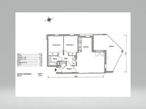 Deux Lions – 3 pièces avec terrasse – 865 CC