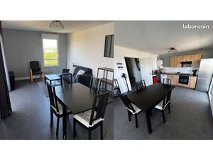 Appartement T3 meublé 68m2 (grand balcon) avec garage fermé