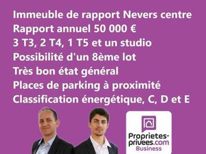 NEVERS CENTRE - IMMEUBLE DE RAPPORT 600 M2