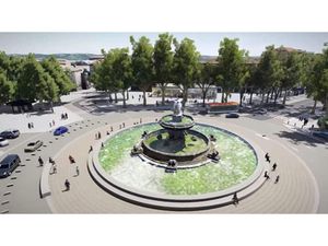 Aix en provence  La rotonde  T4 de 115 07 m2   dernier étage  Terrasse de 47 86m2   2garag