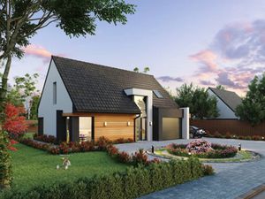 Vente maison neuve 4 pièces 107.28 m² à Bourneville (27500)  294 000 €