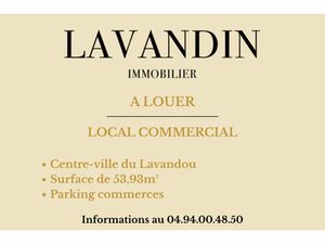 Annonce commerce à louer