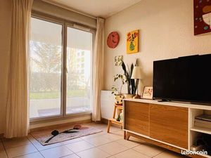 Location appartement T2 de 44mᒾ avec terrasse/jardin de 92mᒾ + parking en sous-sol