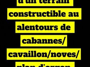 Recherche terrain constructible