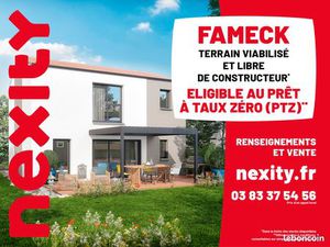 Nouveau terrain constructible à Fameck  près de Thionville