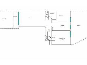 Appartement Villeneuve-Loubet 63 m² T-3 à vendre  320 000 €