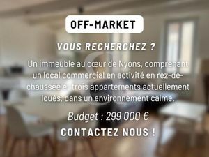Immeuble de rapport situé en plein coeur de ville de Nyons - Ex