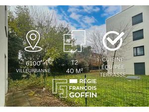 APPARTEMENT T2 40.59m2 AVEC TERRASSE- 69100 VILLEURBANNE