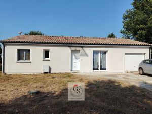 Maison récente  plain-pied  90 m2 avec garage et terrain arb