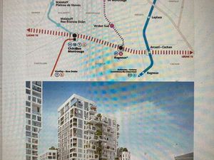 Location appartement T2 neuf  16 place Lucie Aubrac 92220 Bagneux  au pied du métro ligne 