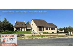 Maison T10 et plus  plain-pied total  volumes rares  potentiel multiple : un bien hors nor