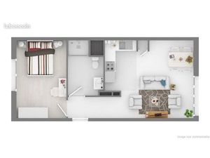 Appartement 2 pièces 41 m²