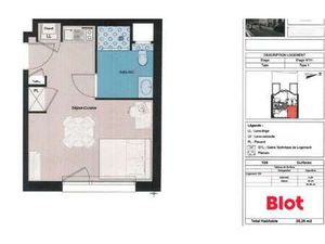 Vente Appartement T1 à Rennes Centre Ville (35000) : à vendre T1 / 25m² Rennes Centre Vill
