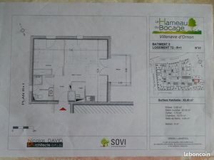 Appartement 2 pieces Villenave d'Ornon