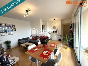 Charmant appartement de 2 pièces avec cave  terrasse et vue dégagée