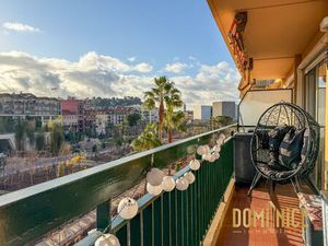 Nice Coulée Verte : Superbe 2P terrasse  vue coulée verte  garage en location