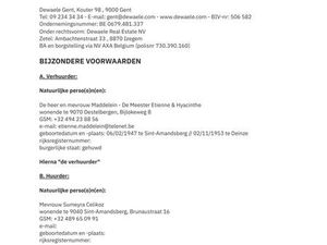 Appartement te huur in Gent met 1 slaapkamer