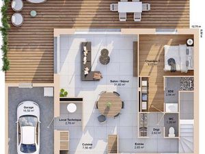 Vente maison 7 pièces 126 m² Saint-Martin-de-May (14320)