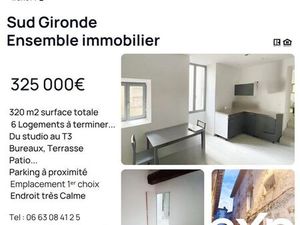 Immeuble 300 m² Bazas