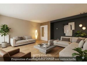 Appartement avec jardin et garage en hypercentre
