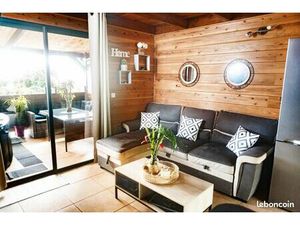 Cosy f3 chalet bois mitoyen hauts de st leu