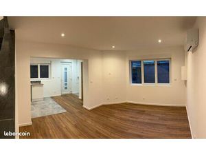 Maison rénovée 56 m² – 2 chambres – Extérieur & parking – Proche autoroute