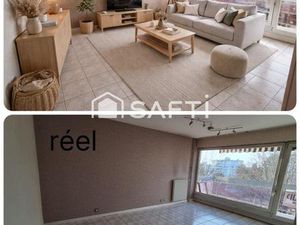 Appartement traversant 84m²